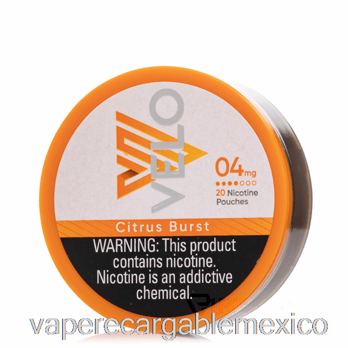 Vape Recargable Velo Bolsas De Nicotina - Explosión De Cítricos 4 Mg